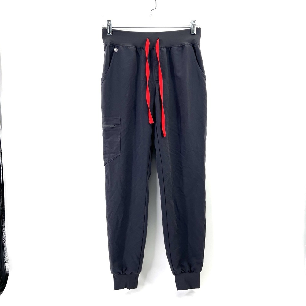 Figs Technical Collection Zamora Jogger Scrub Pants Women XS Gray & Blue Lot of2